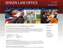 Tablet Screenshot of jamesjensenlawfirm.com